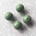 アクリルラウンドビーズ Sグリーン 12mm 4こ