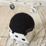 送料無料*　モノトーンなピンクッション(h)