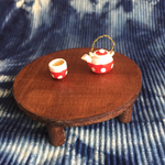 ミニチュア ちゃぶ台とお茶