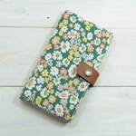 iPhone14シリーズSE3対応グリーンガーデン  手帳型スマホケース 花 畑 グリーン  iPhone12シリーズ/SE2/11シリーズ /iPhone8 Android対応