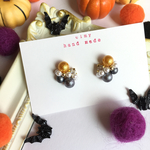 ハロウィンパールビジュー(イエロー)♡送料込み