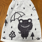 ふわふわ柔らかタオル使用♡タオルエプロン
