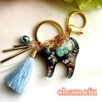 ハロウィンで羽生えちゃった(黒猫)✩バックチャーム✩