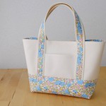 ★P様オーダー品★ リバティ Franwin（フランウィン）×帆布のミニトート