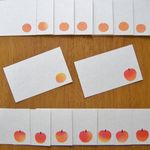 りんごとみかんのミニカード