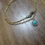 ♥MAKOH様用♥ゴールド×ターコイズアンクレット♡