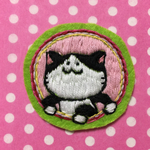 まるいねこのワッペン