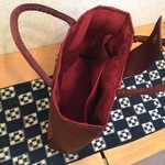 ★ 風景文様 ★ ワイン ボールド色 ★ 秋の時期にいかがでしょう！