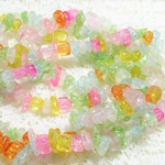 Synthetic Crackle Quartz  約40ｃｍ　110～130個前後