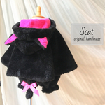 (オーダー制作)ハロウィンにピッタリ！ネコちゃんポンチョ