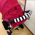 エアバギーココ用2wayカバー 白黒ボーダー
