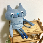 チビながネコやん-39(ダメージデニム、しっぽ付き)