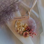 秋色ピンク♡アロマワックスサシェ