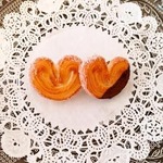 （再）♪さくさく♪チョコがけ ハートパイのバレッタ(小)