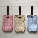 新色♡リボンが可愛いスカラップ模様のシューズ入れ 