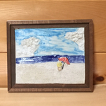 陶画    【夏の思い出】