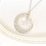 Swarovski 🌙お月さまのロングネックレス