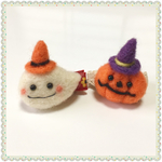 ハロウィン🎃ヘアピン♡羊毛フェルト