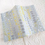 ≪再販≫ フラワーストライプのブックカバー(文庫本size)