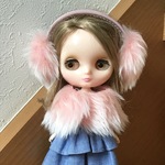ミディブライス用イヤーマフB（ピンク）