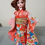 🌸リカちゃんの振り袖＆帯セット🌸