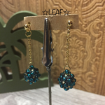 【再販☆チェーン変更しました】ビーズピアス☆ビーズボール