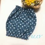 デニム風プリント 星 スヌード S
