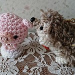 編みぐるみストラップ(ハリネズミ君)