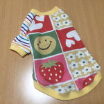 yallow  Ｓmile&borderＴシャツ  Ｓ