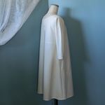 生成りドビー　後ろボタンのだぼっとワンピース11号　100