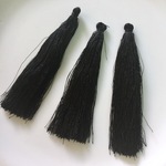 タッセル 3個  ブラック