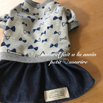 リボンちゃんpuff sleeveワンピ