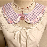 【SALE】気分によって変えられる リバーシブル 付け襟