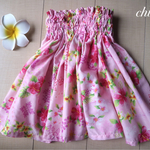  ハワイ風スカート☆ベビーパウスカート☆ピンク色