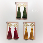 新色追加‼︎*再再販*秋色タッセルピアス・イヤリング