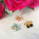 べっ甲風フラワーパーツ♡