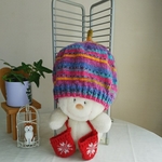 🌼Opal毛糸❄️キッズ用ニットどんぐり帽子❄️ポップなカラーでhappy💕