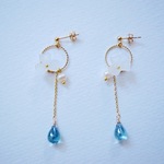 flower drop pierce（blue）