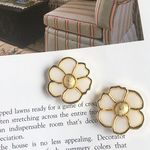 【新作】gold flower earring