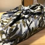 迷彩柄あずま袋グレー系