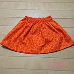 ※残り１点※  ハロウィン  ゴースト柄 キッズ スカート (80cm～100cm)