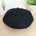 ブラックのベレー帽 63㎝
