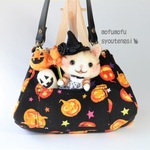 [ ｔ様オーダー品 ] 「ネコちゃんのハロウィンポーチ」