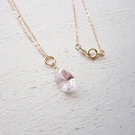 14kgf pink amethyst necklace