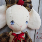 送料無料♪小さなうさちゃんバッグチャーム♪カントリードール