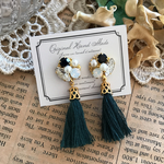 キラキラビジュー✱秋タッセルピアス