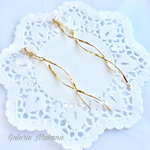 【再販】ツイストスティックイヤリング/ピアス