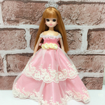 SALE⭐️コーラルピンクのプリンセスドレス✳︎送料0☆リカちゃん
