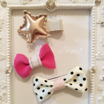 baby&kidsに♡ヘアクリップ3点セット(barbie)
