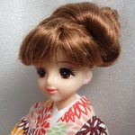 ジェニー　着物　マルチカラー・菊